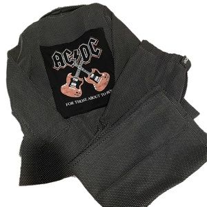 AC/DC vintage polka dot polyester suit